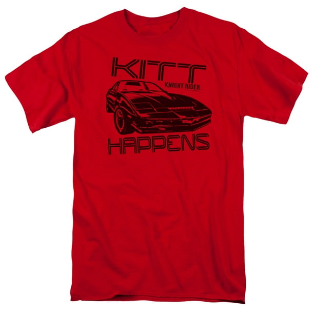 Knight Rider Shirt Kitt Happens Adult Ringer T 
